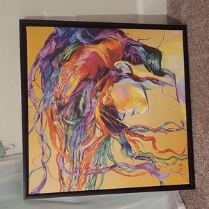 Framed canvas art print
